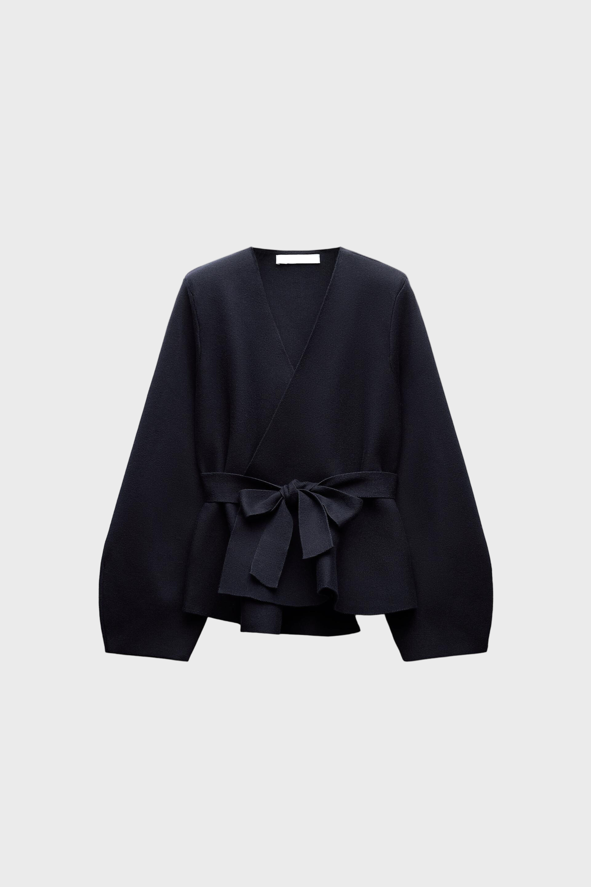 BLAZER MIT GÜRTEL UND SCHULTERPOLSTER 0