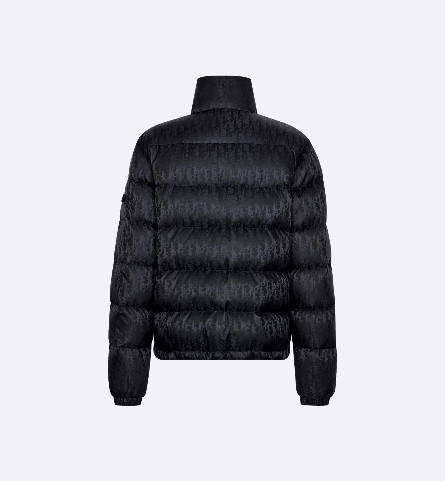 "D" Oblique Puffer Schwarz 6