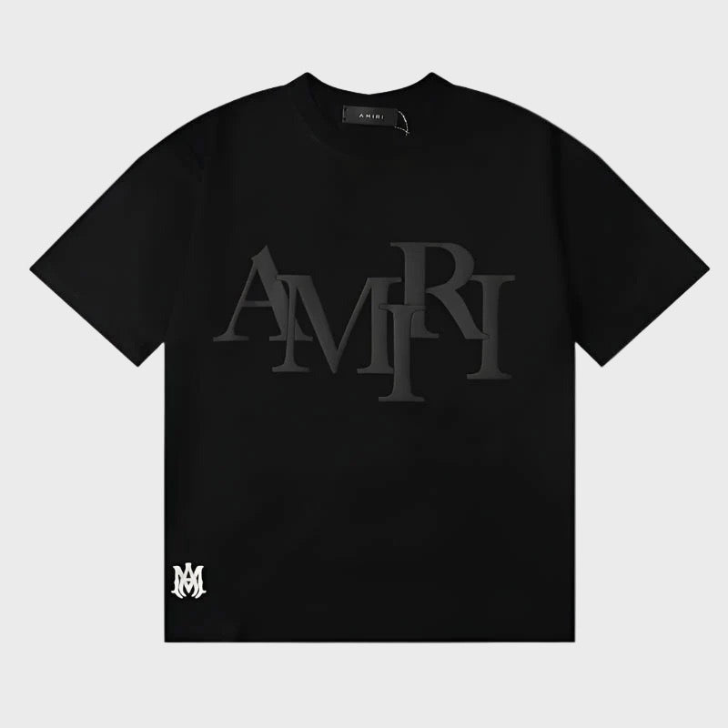 "Miri-STAGGERED LOGO" T-SHIRT 0