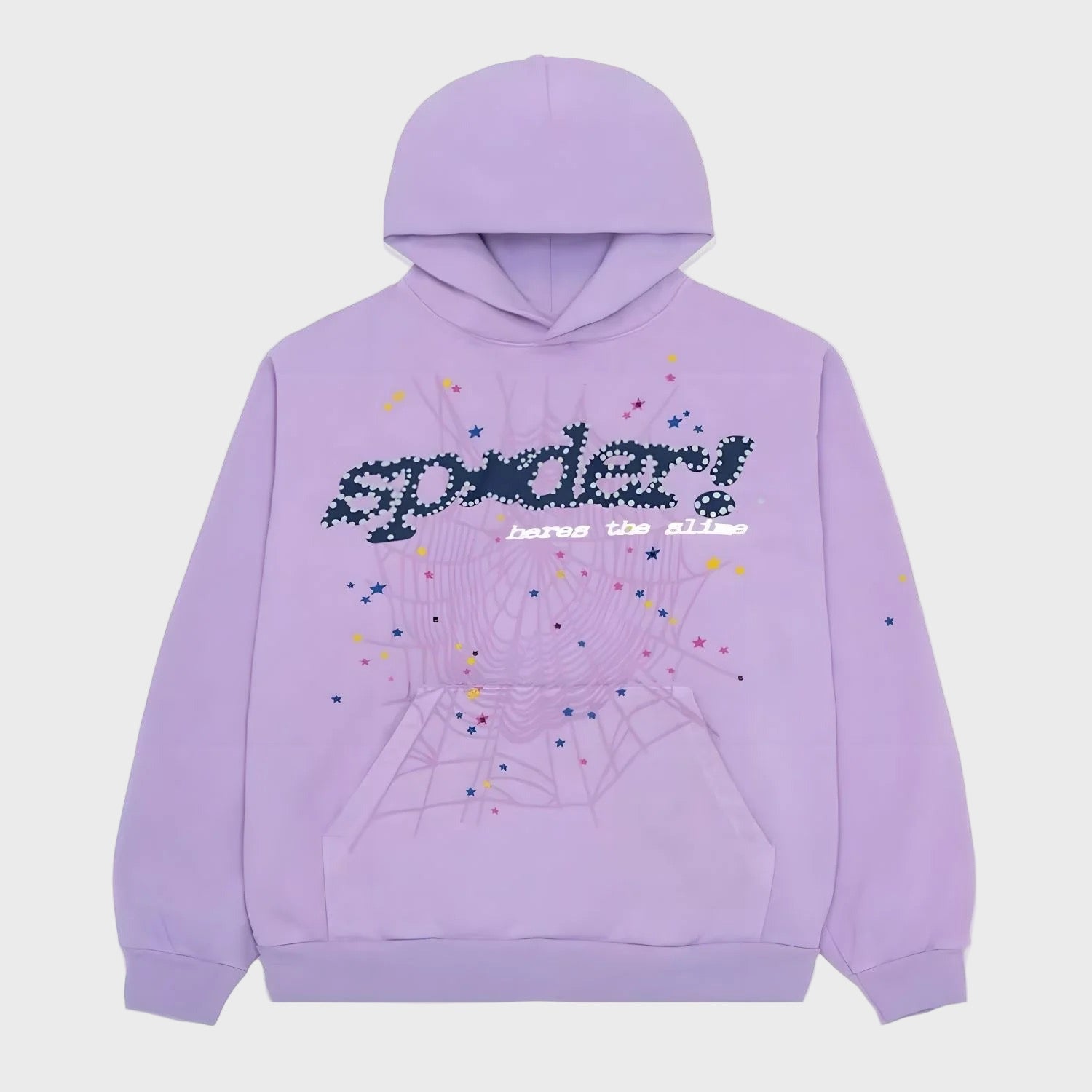 "Sp5der-Hoodie" Lila 0