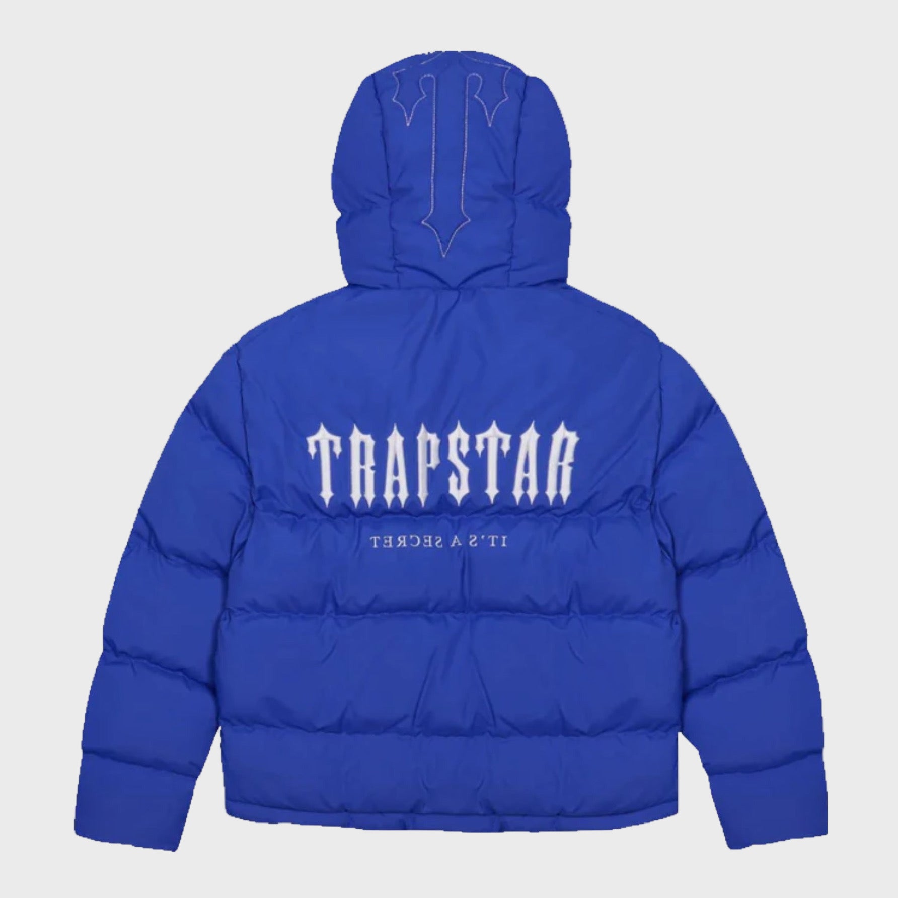 FLMNGO x Blaue Pufferjacke mit Kapuze 0