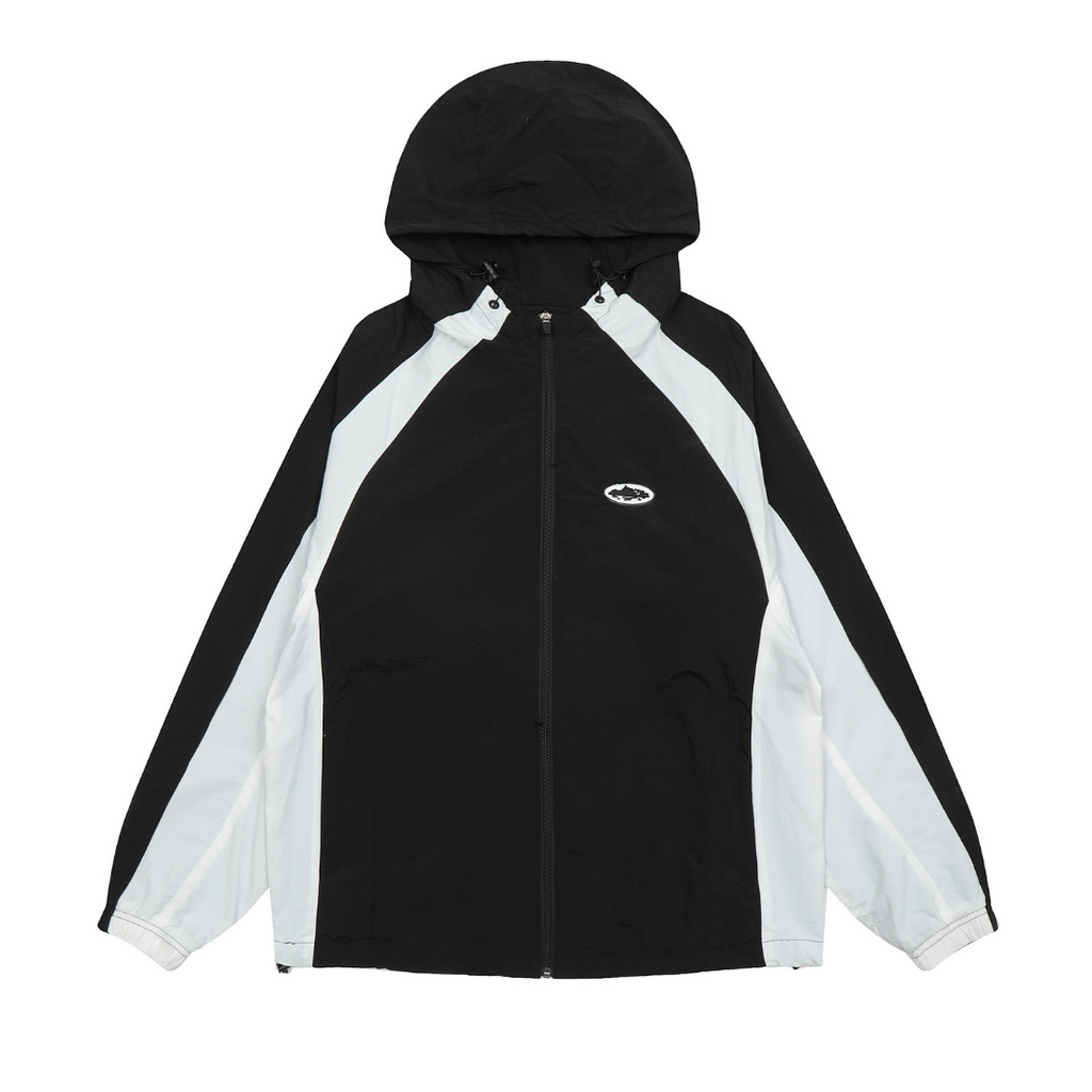 FLMNGO x Crtz Schwarze Windjacke 0