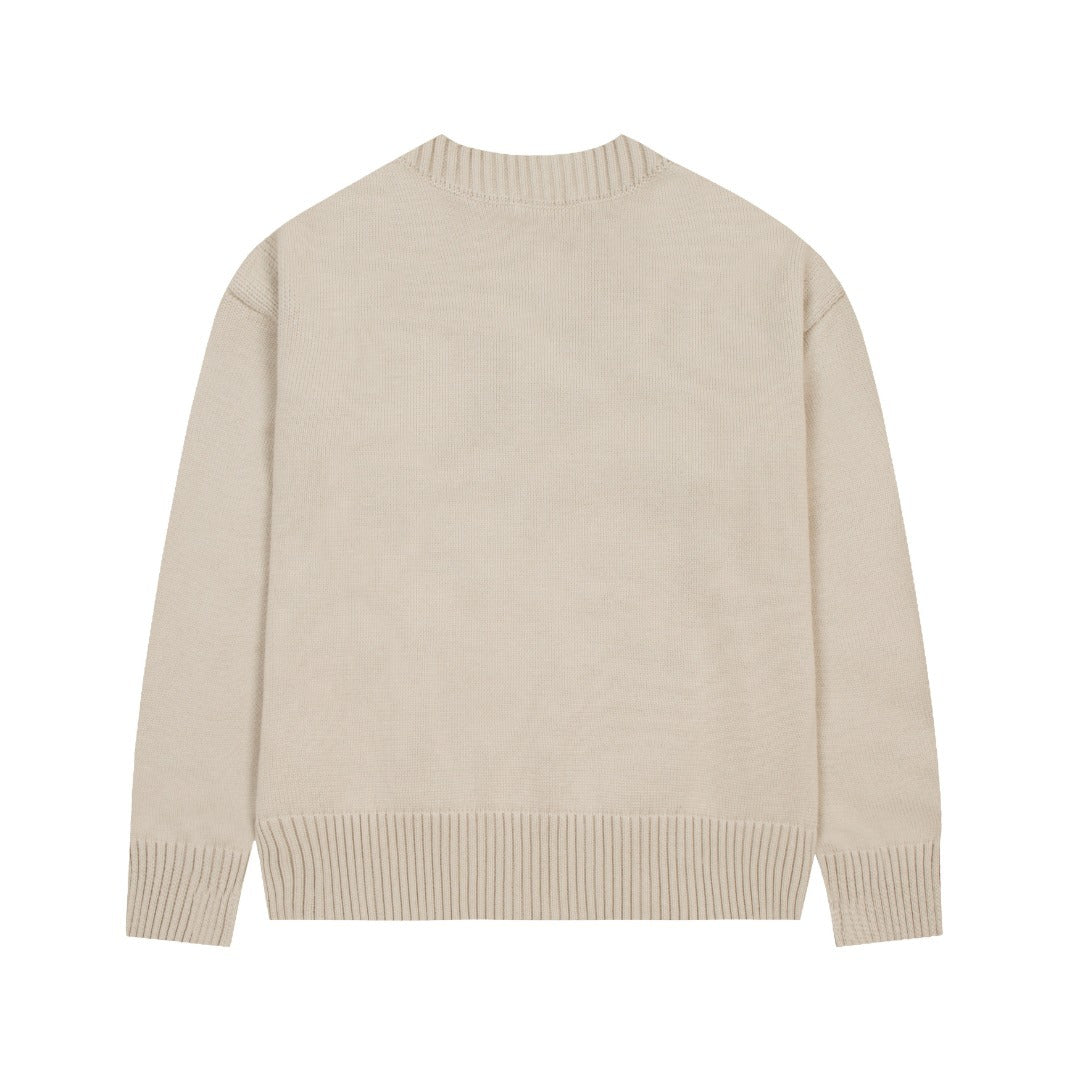 "HEART" - SWEATER CREAM (UNISEX) 1