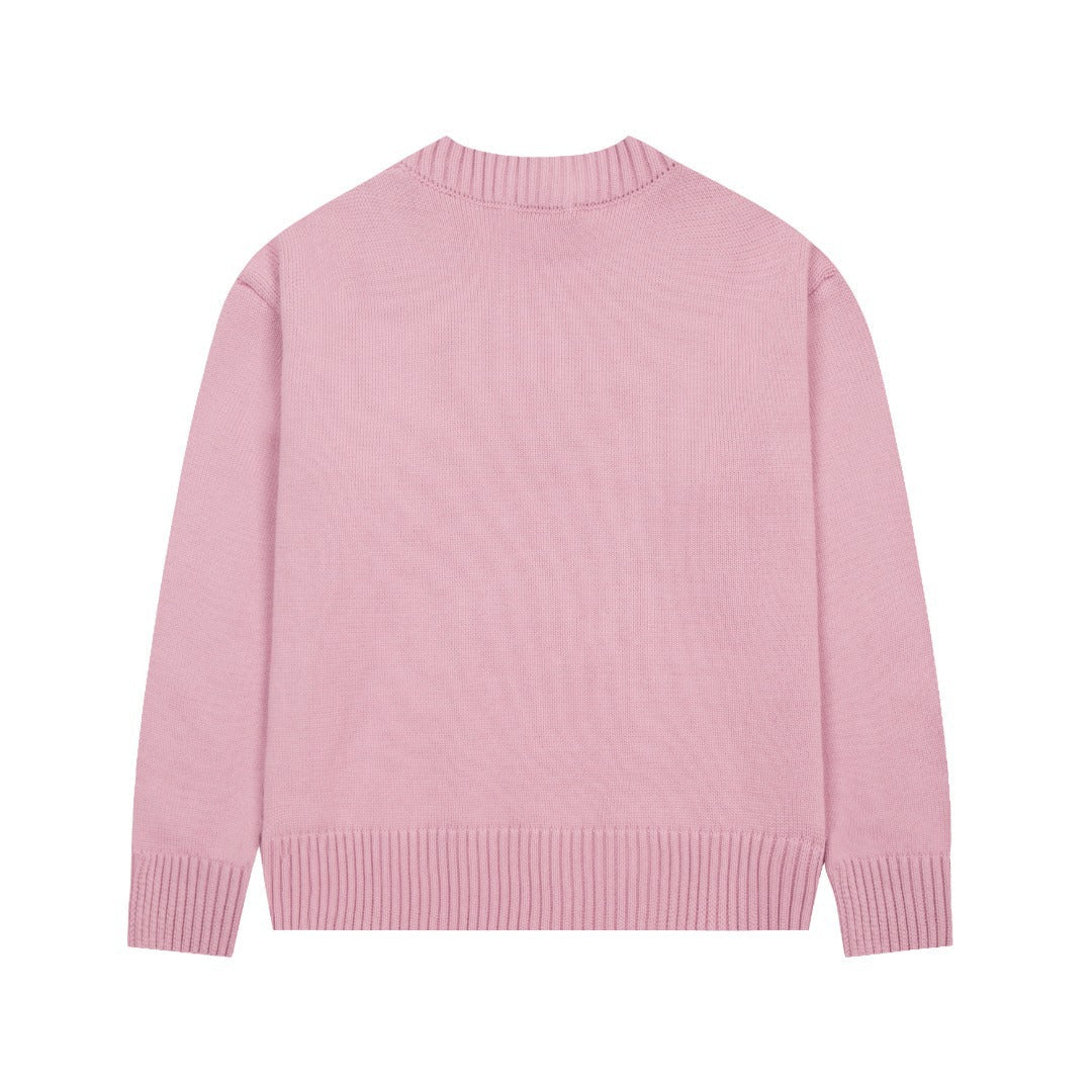 "HEART" - SWEATER ROSE (UNISEX) 1