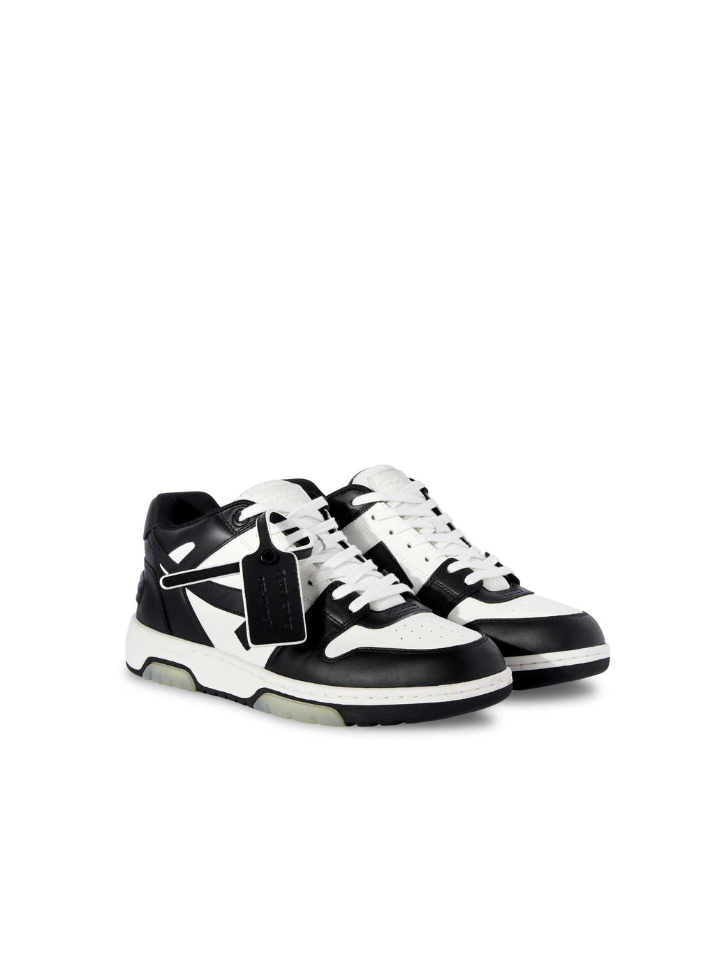 "Off-Sneaker" Schwarz und Weiß 1
